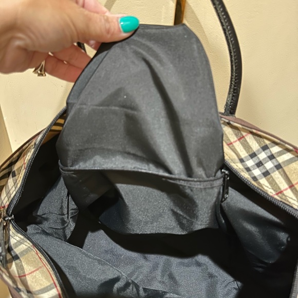 Burberry Of London Brown Nova Checked Classic Tote - Picture 10 of 10